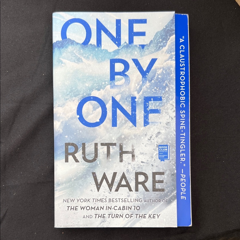 One by One by Ruth Ware Hardcover Book